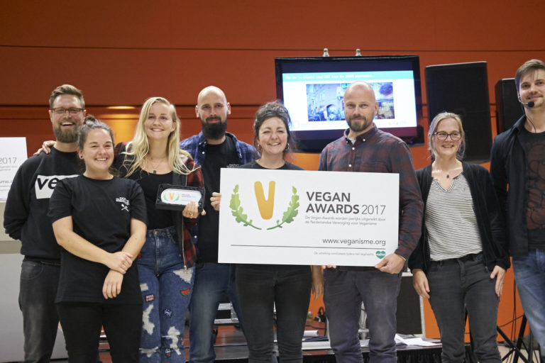 Wij wonnen de Vegan Awards 2017 voor Beste Nieuwkomer